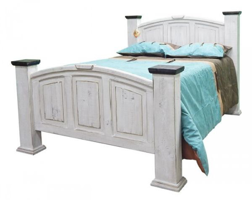 Picture of RUSTIC QUEEN MANSION BED - MD768