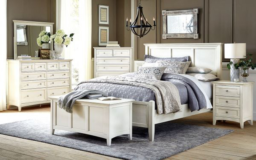 Picture of QUEEN PANEL BED