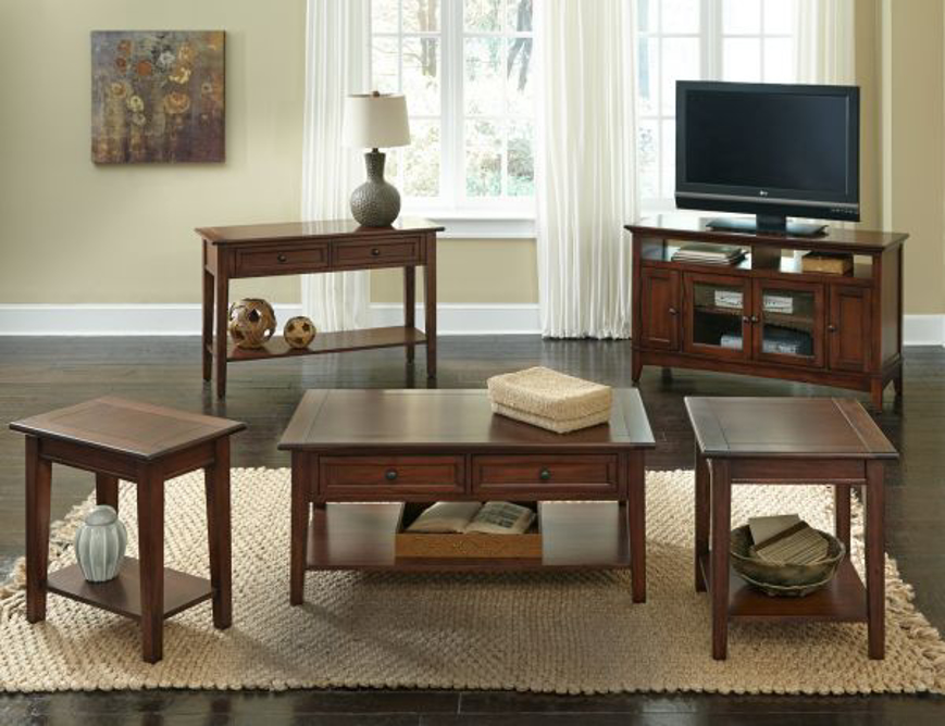 Picture of END TABLE WITH SHELF
