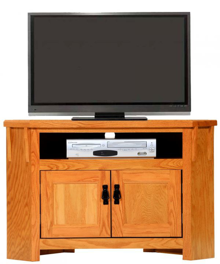 Picture of Oak Corner TV Stand