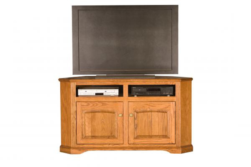 Picture of Oak 57" Corner TV Stand
