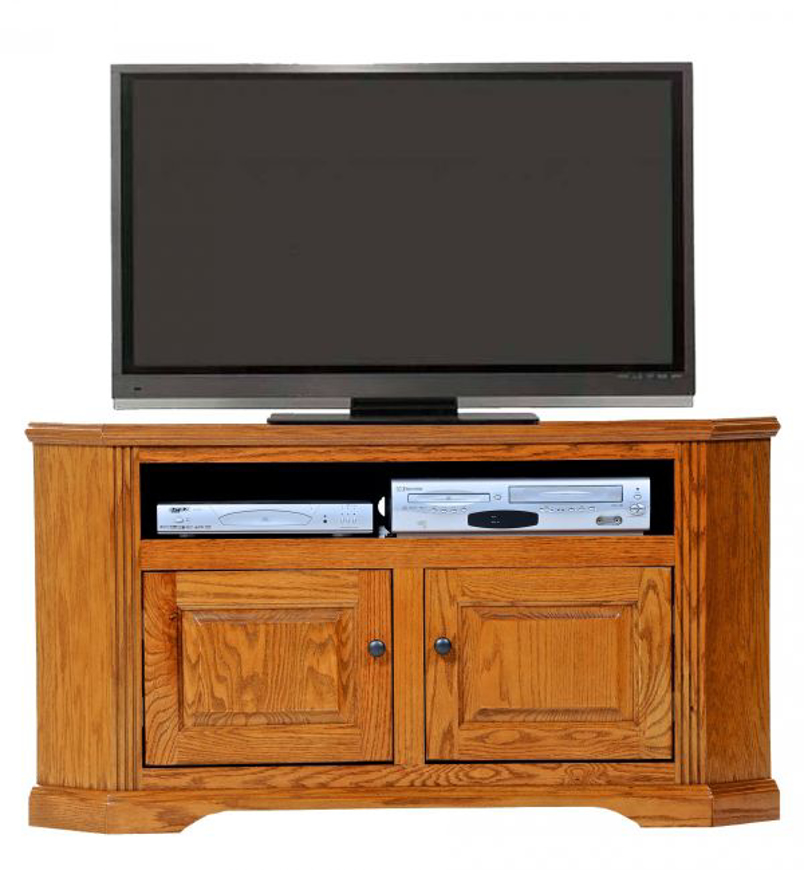 Picture of Oak 50" Corner TV Cart