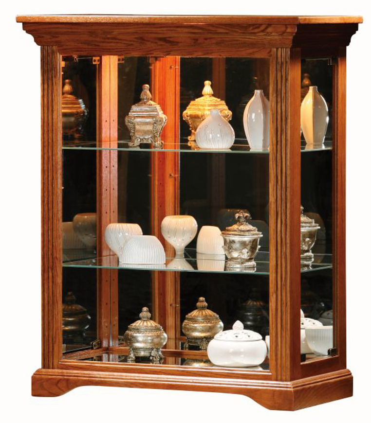 Picture of Oak Side-Entry Console Curio
