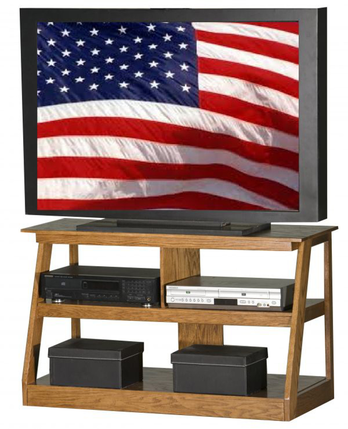 Picture of Oak 42" Open TV Cart