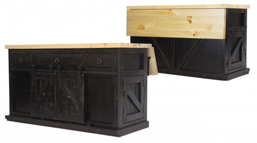 Picture of Rustic Pastoral Kitchen Island