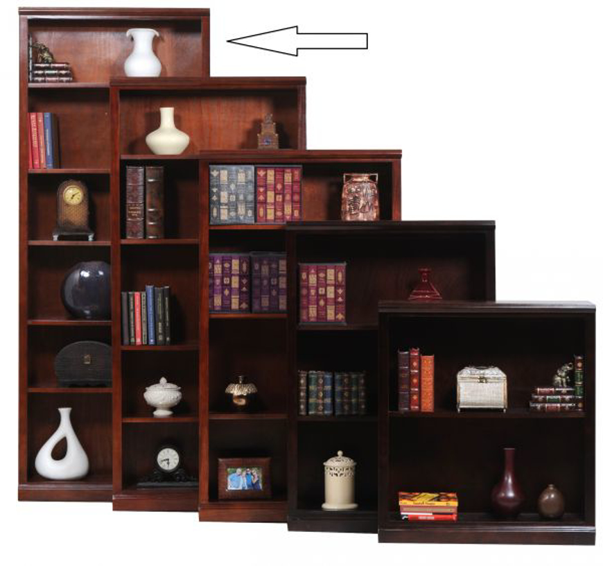 Picture of Poplar 84" Open Bookcase