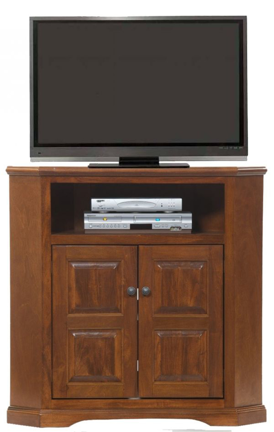 Picture of Poplar Tall TV Corner Stand