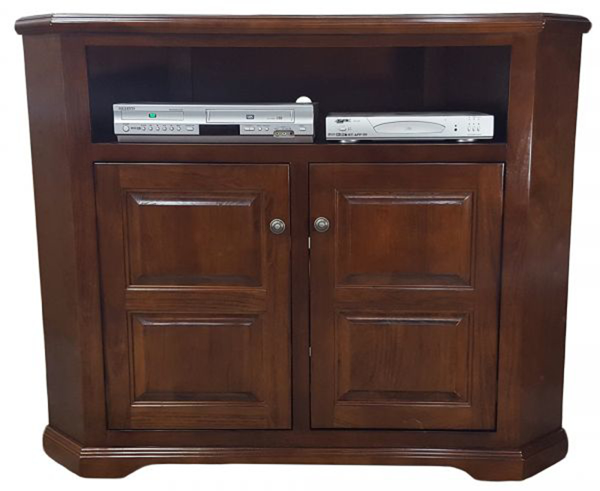 Picture of Poplar Tall Corner TV Stand