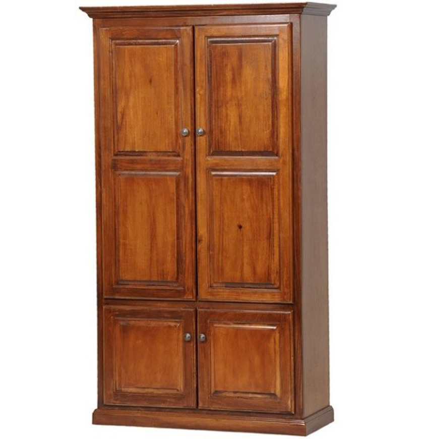 Picture of Poplar Double-Door Armoire