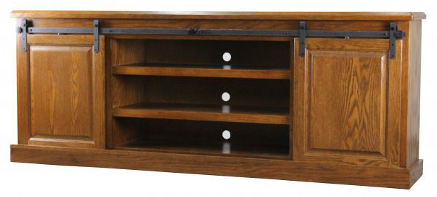 Picture of Oak 82" Provincial TV Stand
