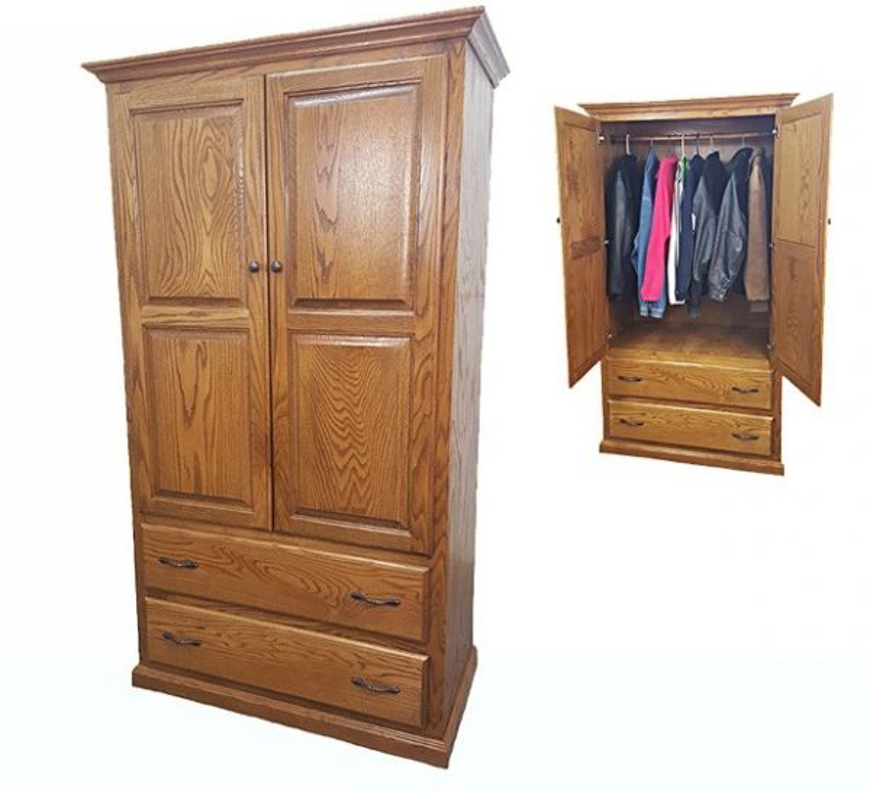 Picture of Double Door Armoire w/Drawers