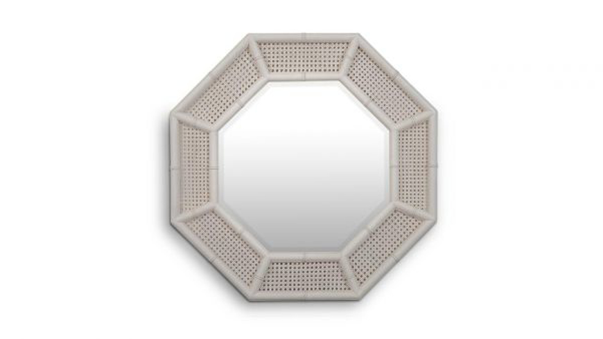 Picture of Sheraton Diamond Rattan Mirror