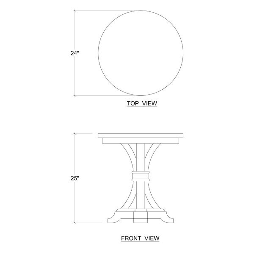 Picture of Archer Mahogany Side Table