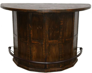 Picture of RUSTIC HALF CIRCLE POKER BAR - MD1071