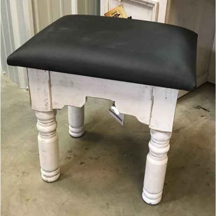 Rustic shop vanity stool