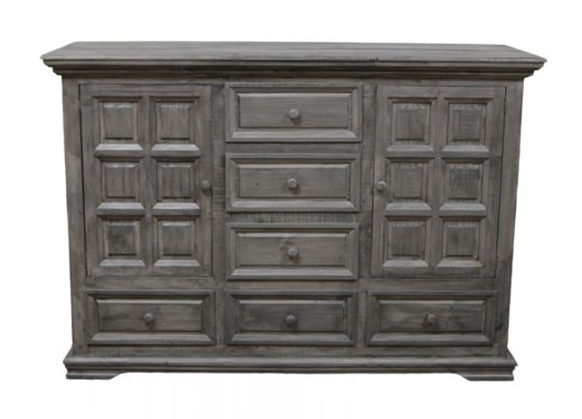 Picture of RUSTIC CHARCOAL GRAY COLISEO DRESSER - MD327
