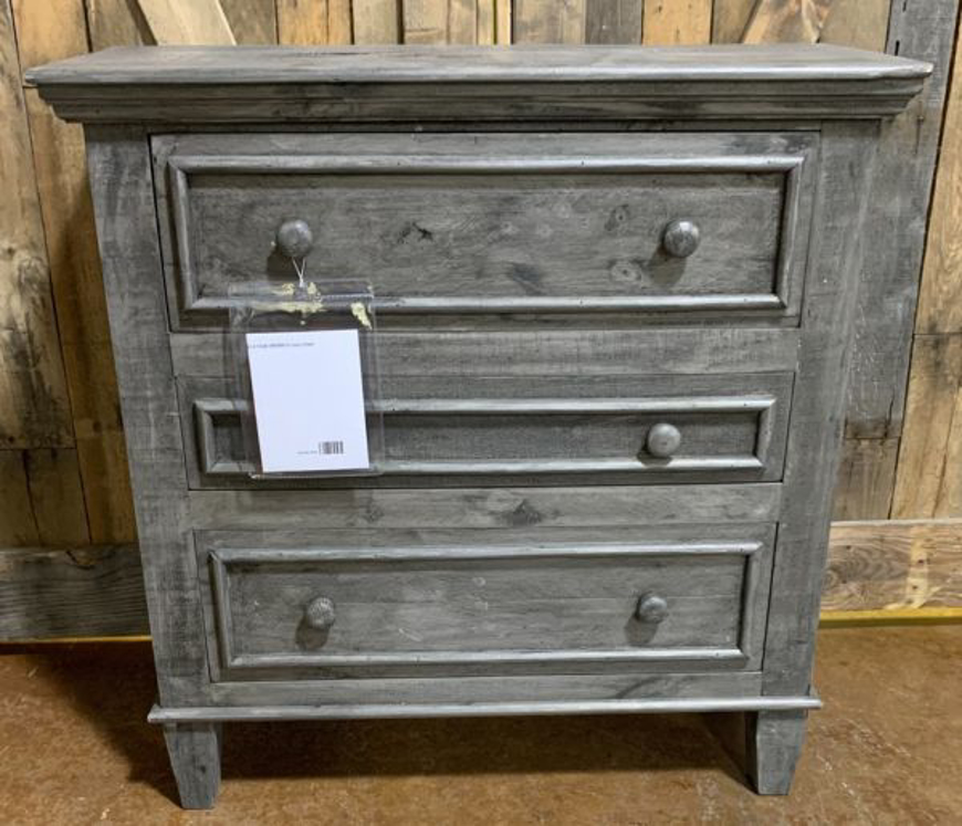 Picture of RUSTIC CHARCOAL GRAY LUCY SMALL CHEST - MD800