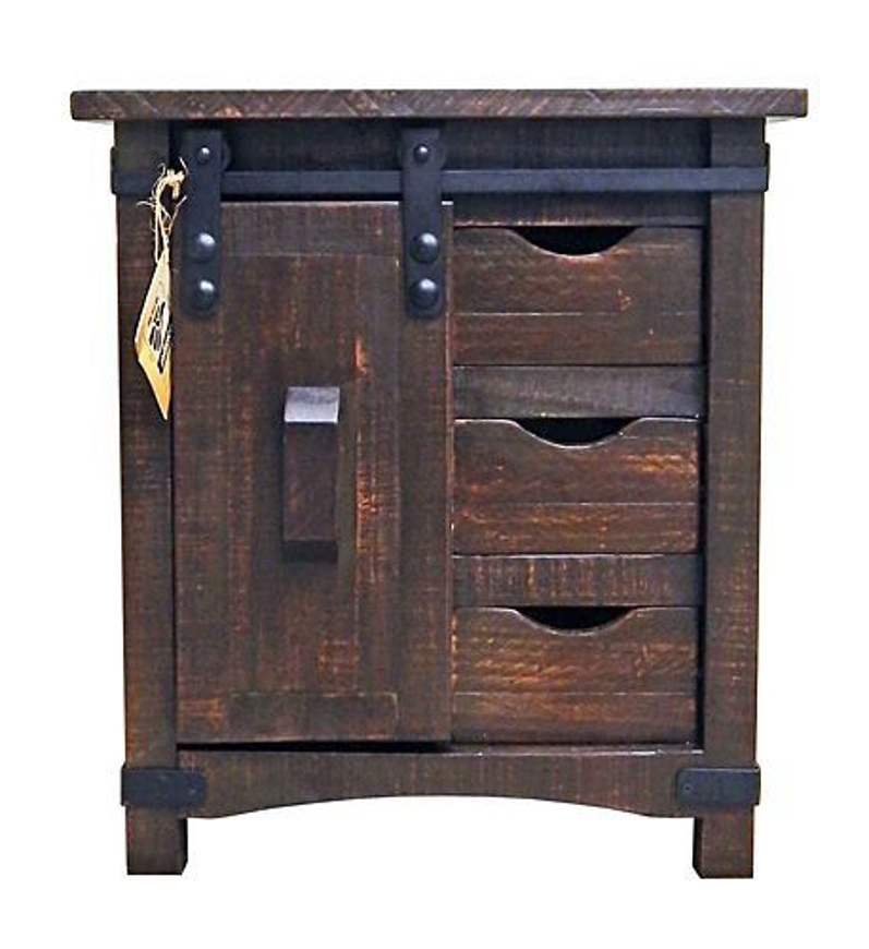 Picture of RUSTIC RECLAIMED BARN NIGHTSTAND - MD854