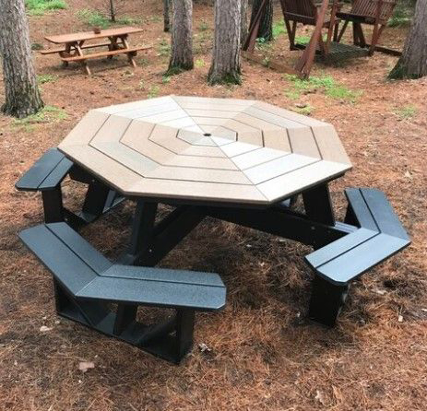 Picture of PICNIC TABLE OCTAGON