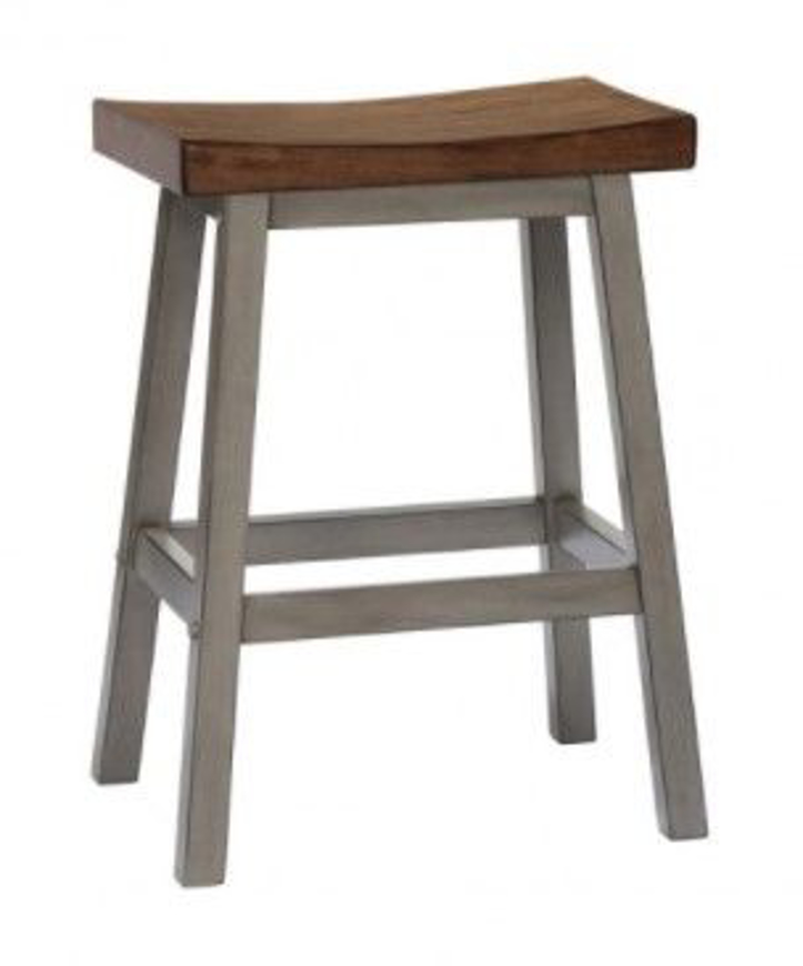 Picture of 24 in H SADDLE BARSTOOL