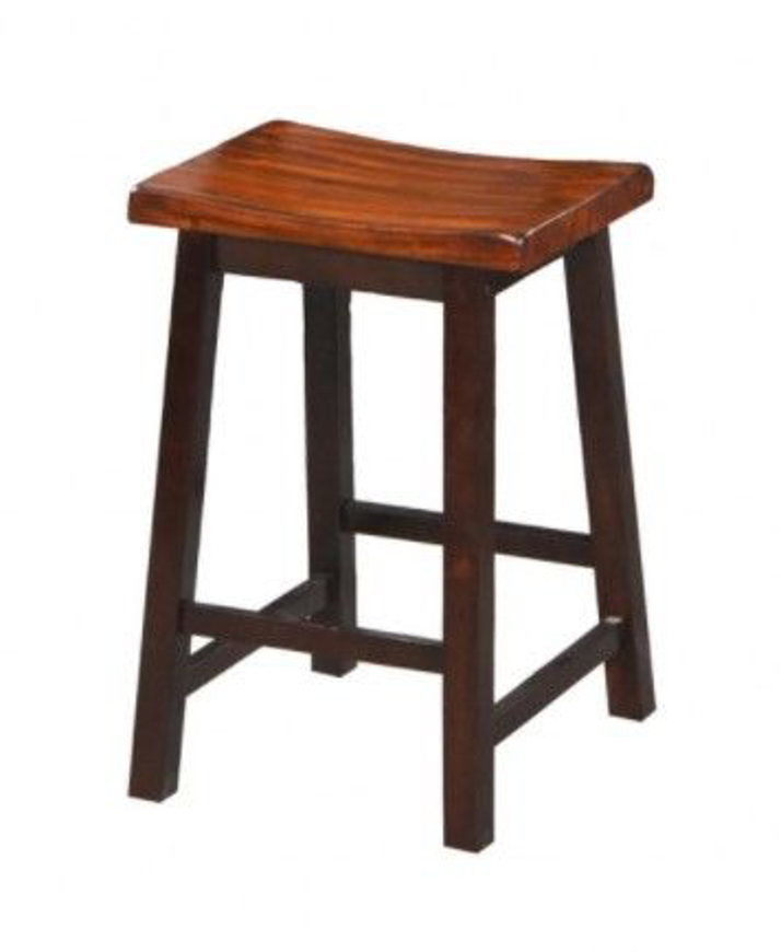 Picture of 24 in H SADDLE BARSTOOL