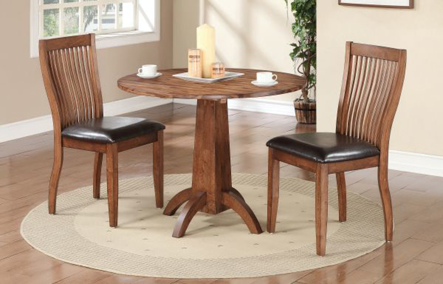 Picture of 40 in ROUND TABLE W2-8 in LEAF