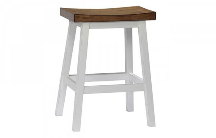 Picture of 24 in H SADDLE BARSTOOL