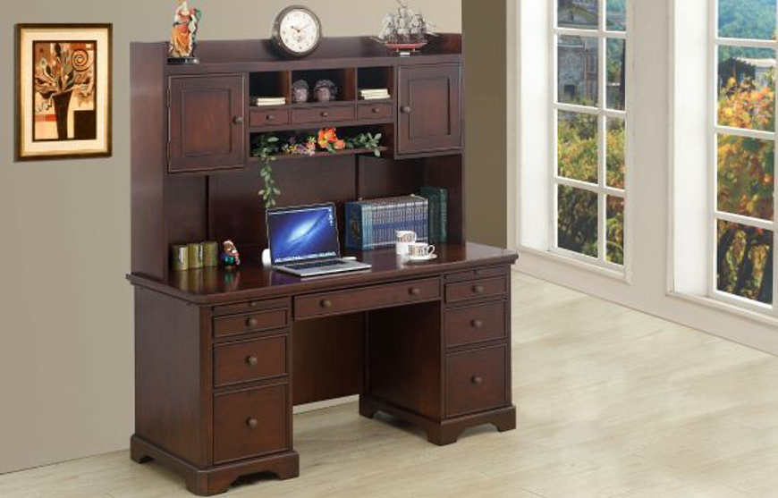 66 in FLAT TOP DESK American Oak and More