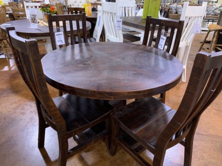 Picture of RUSTIC 48 IN ROUND TABLE - WO347