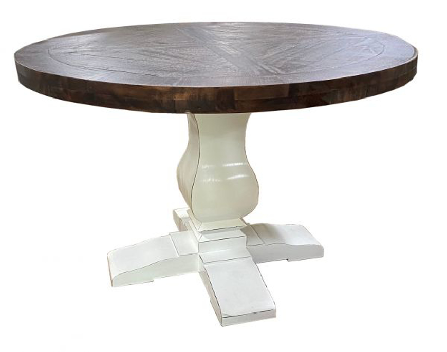 Picture of RUSTIC ROUND DINING TABLE - WO356