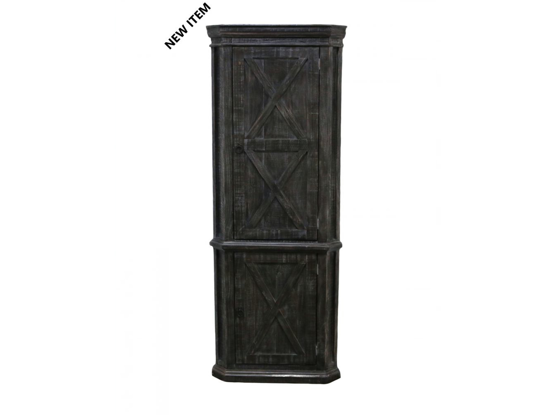 RUSTIC BARNWOOD CORNER CABINET MD1340