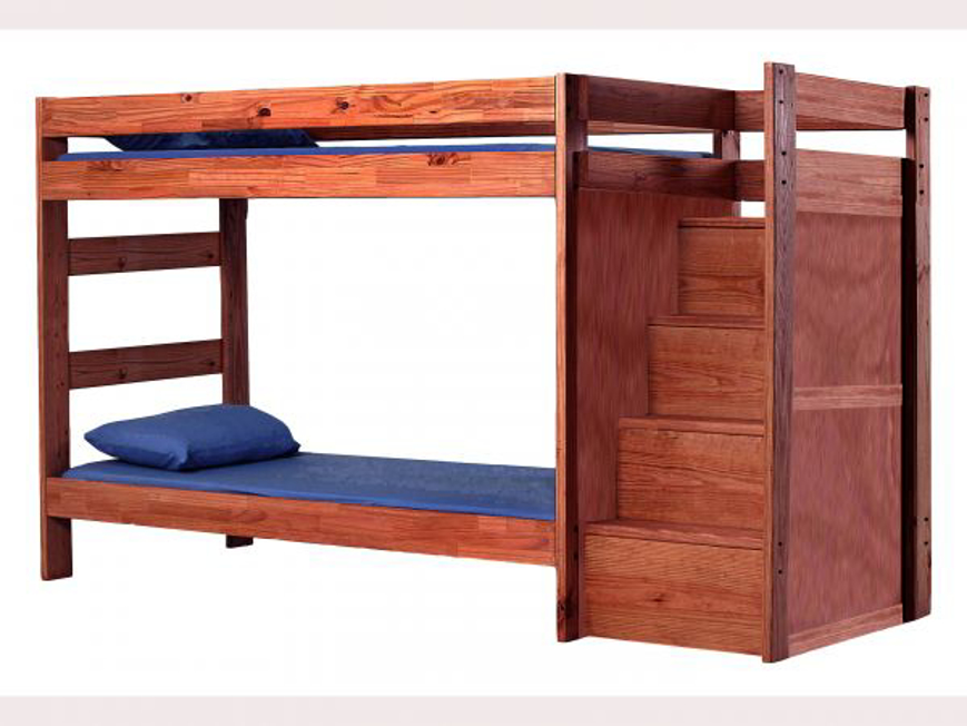 Picture of Twin/Twin Reversible Staircase Bunk Bed