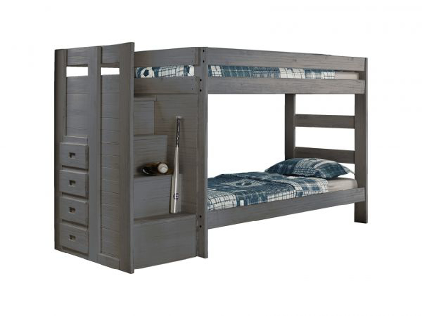 Picture of Twin/Twin Staircase Bunk Bed