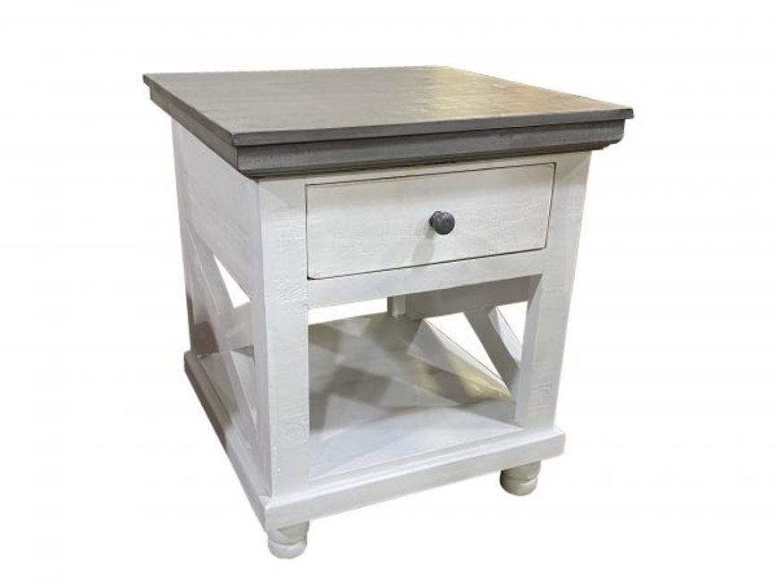 Picture of RUSTIC JET COLORADO END TABLE - TE129