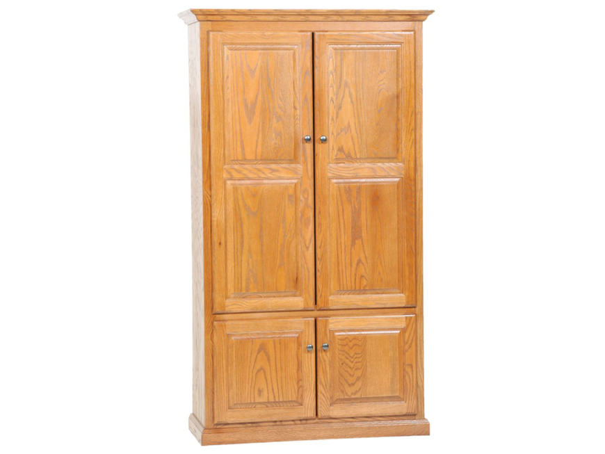 Picture of Oak Tall Double-Door Pantry