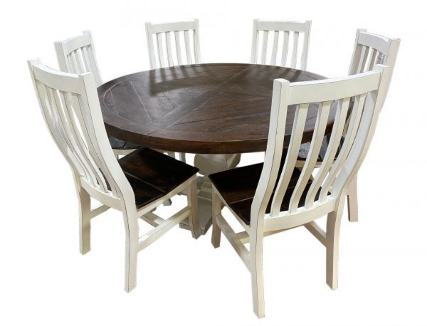 Picture of 60 IN ROUND TABLE & 6 CHAIRS - WO503