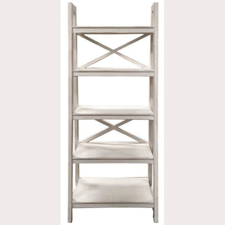 Picture of RUSTIC X BRACE LADDER BOOKSHELF - MD506