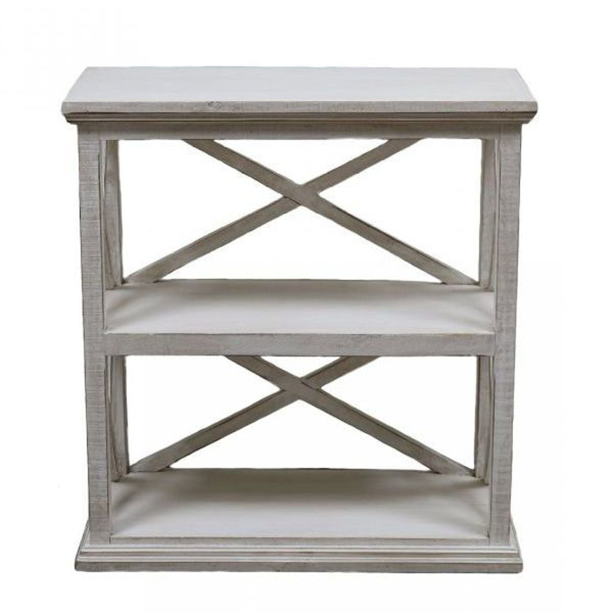 Picture of RUSTIC X BRACE SHORT BOOKCASE - MD956