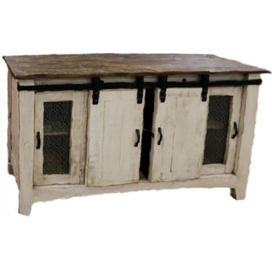 Picture of RUSTIC BARNDOOR ENTERTAINMENT CONSOLE - MD1028