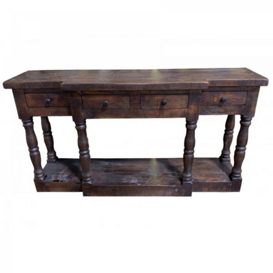 Picture of RUSTIC ENTERTAINMENT CONSOLE/DINING SERVER - WO89