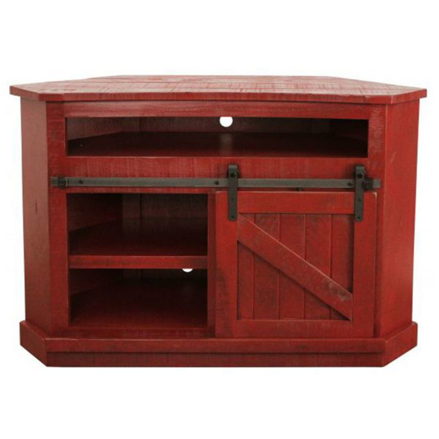 Picture of Rustic Alcove Corner TV Stand