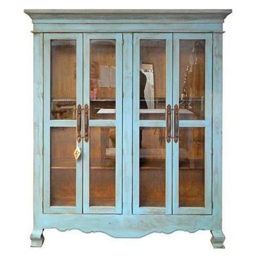 Picture of RUSTIC ARMOIRE-CURIO - MD4