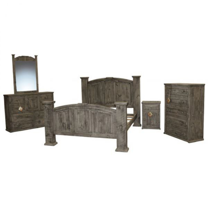 Picture of RUSTIC QUEEN MANSION SET -GRAY - MD1383