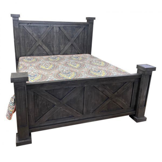 Picture of RUSTIC QUEEN CRATE X BED JM - TE200