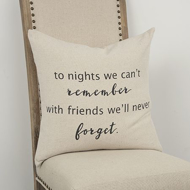 Picture of TO NIGHTS WE CAN'T REMEMER PILLOW