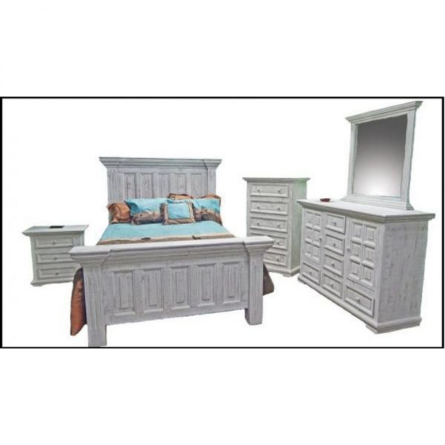 Picture of RUSTIC COLISEO QUEEN GROUP - WHITE - MD1377
