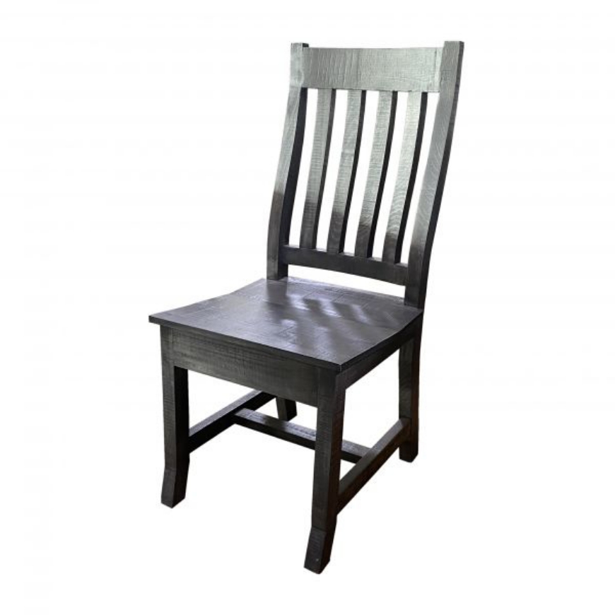 Picture of RUSTIC CHARCOAL GRAY ROMEO CHAIRS - MD913