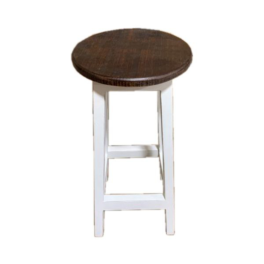 Picture of RUSTIC ROUND TOP COUNTERSTOOL - WO178