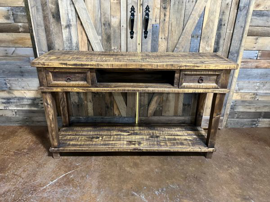Picture of HONEY ROUGH SOFA TABLE