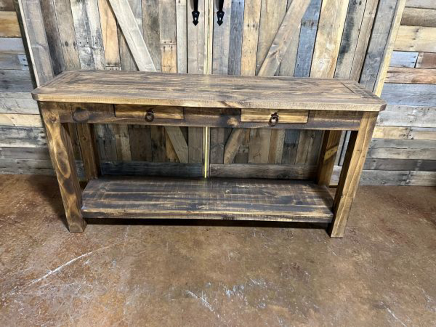 Picture of HONEY ROUGH SOFA TABLE